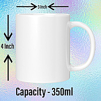 Printed Rohit Sharma Mug Printed Cup Microwave Safe Ceramic Coffee Mug 350ml Pack of 1