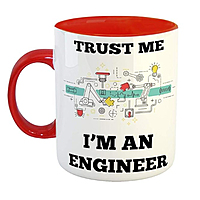 Trust Me I am an Engineer Ceramic Coffee Mug - Best Gift for Engineers - Color Multicolor