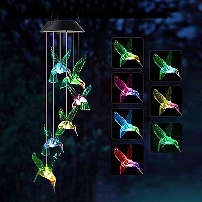 Solar Wind Chime,Color Changing Wind Chimes,LED Decorative Mobile,Gifts for Mom,Waterproof Outdoor Solar Wind Chime,Color Changing Wind Chimes,LED Decorative Mobile,Gifts for Mom,Waterproof Outdoor