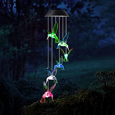 Solar Wind Chime,Color Changing Wind Chimes,LED Decorative Mobile,Gifts for Mom,Waterproof Outdoor Solar Wind Chime,Color Changing Wind Chimes,LED Decorative Mobile,Gifts for Mom,Waterproof Outdoor