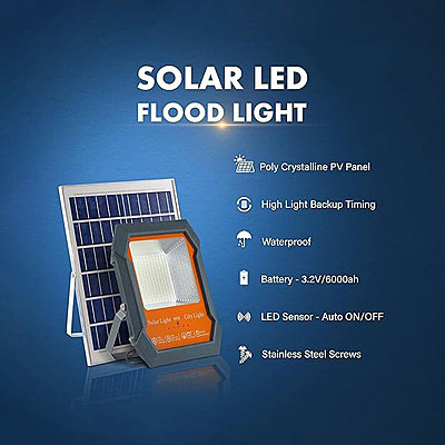 RDX flood 300 rechargable Solar Outdoor light