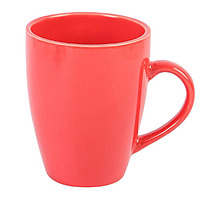 Printed Set of 4 (350ml) Handcrafted Design Tea Cups Set of 4 Stackable, Chip Resistant, with Handles Large Serving Coffee Cup