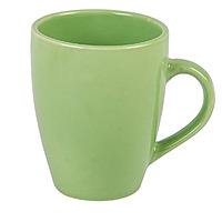 Printed Set of 4 (350ml) Handcrafted Design Tea Cups Set of 4 Stackable, Chip Resistant, with Handles Large Serving Coffee Cup
