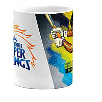 printed MS Dhoni Theme Fan Art Printed Ceramic Coffee Mug