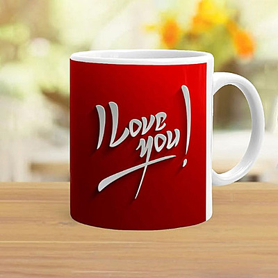 Printed I Love You Printed Ceramic Coffee Mug (350 Ml) I Valentine Day Gift, Gift for Girlfriend Printed I Love You Printed Ceramic Coffee Mug (350 Ml) I Valentine Day Gift, Gift for Girlfriend