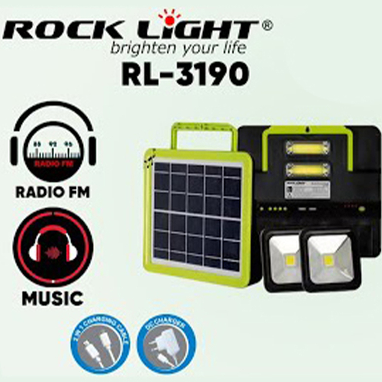Rechargeable Emergency Solar Lighting System with Fan Rechargeable Emergency Solar Lighting System with Fan