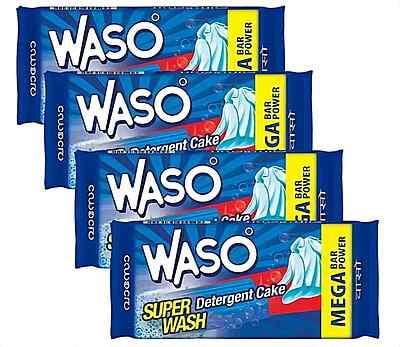 Waso | Super Wash Detergent Cake | 150G | 4Pack