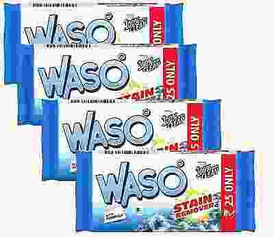 Waso | Stain Remover | Detergent Cake | 250G | 4 Pack