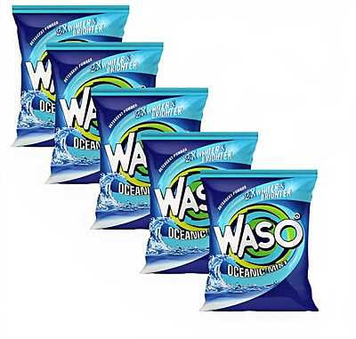 WASO | Oceanic Mist Detergent Powder | 120G |5 Pack