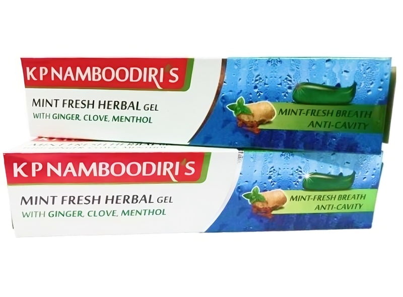 KP Namboodiris Herbal Gel With GINGER,CLOVE,MENTHOL(150G)2 PACK