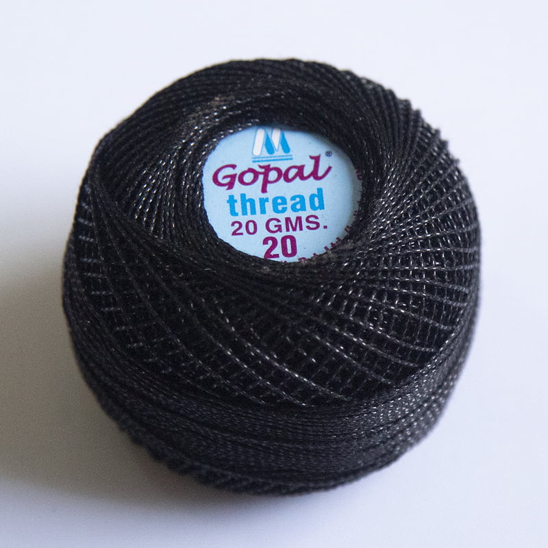 Gopal Mercer Metallic No.20 -BK-002 Gopal Mercer Metallic No.20 -BK-002