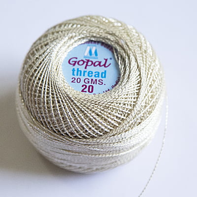 Gopal Mercer Metallic No.20 -1000-D Gopal Mercer Metallic No.20 -1000-D