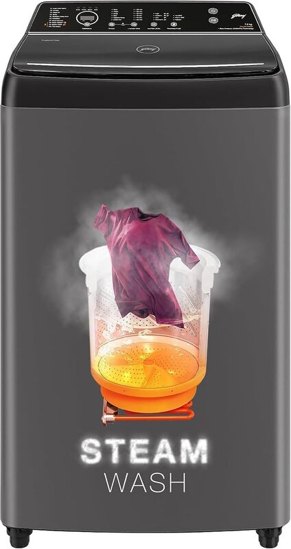 Godrej 7.5 Kg 5 Star Inbuilt heater with Steam Wash & Germ Shield Technology Fully-Automatic Top Loading Godrej 7.5 Kg 5 Star Inbuilt heater with Steam Wash & Germ Shield Technology Fully-Automatic Top Loading