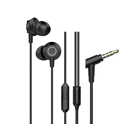 Blaupunkt EM10 in-Ear Wired Earphone with Mic and Deep Bass HD Sound Mobile Headset with Noise Isolation and with customised Extra Ear gels