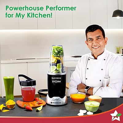 Wonderchef Nutri-blend Storm 1200W 22000 RPM  Sharp 6-wing Stainless Steel Blade