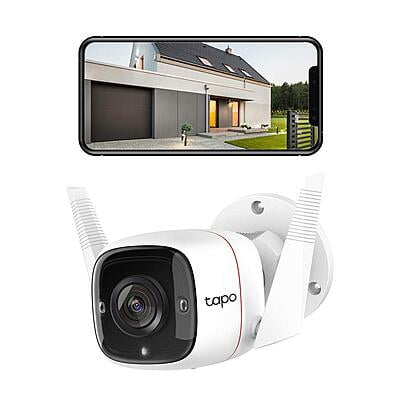 TP-LINK 3MP 1296p High Definition Outdoor CCTV Security Wi-Fi Smart Camera