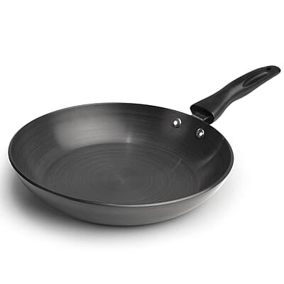 AGARO Elite Hard Anodised Tapper Frying Pan, 1.5L Capacity, 24 cm Diameter