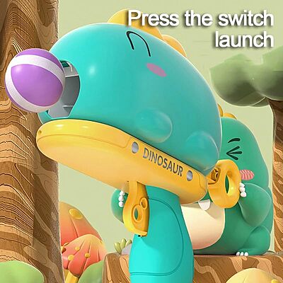 Dinosaur Toy Gun- Foam Bullet Blaster-Dart Target Games for Kids- Indoor Toys 3-7 Years- Gifting Toys