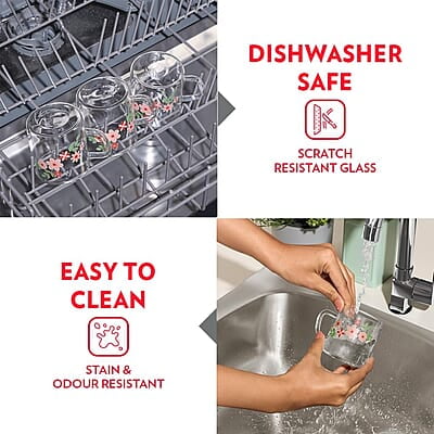 Borosil Vision Ayana Tea n Coffee Classic Mug Set of 6 Pcs 190 ml | Borosillicate Glass, Microwave Safe, Scratch Resistance, Lightweight | for Chai, Green Tea, Milk | Transparent Borosil Vision Ayana Tea n Coffee Classic Mug Set of 6 Pcs 190 ml | Borosillicate Glass, Microwave Safe, Scratch Resistance, Lightweight | for Chai, Green Tea, Milk | Transparent