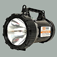 Commando Torch Heavy Duty Rechargeable Hand Held Torch, ABS, 1600 Lumens