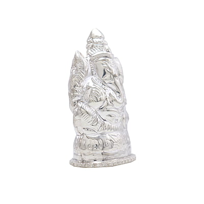 Silver Lord Ganesh Idol, Statue