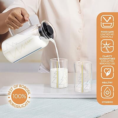 BOROSIL MICROWAVABLE KLIP - N - STORE ROUND-400ML