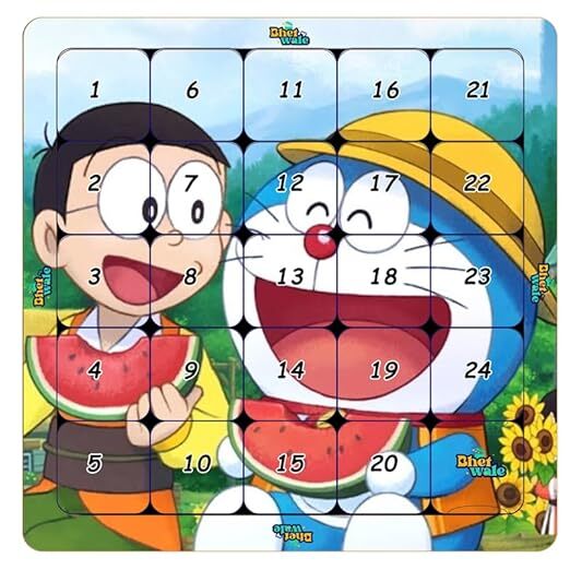 Wooden Puzzle Doremon & Nobita Jigsaw - Fun Educational Puzzle for Kids and Adults, MDF, 6x6 Inches | Activities, and Gift Ideas Wooden Puzzle Doremon & Nobita Jigsaw - Fun Educational Puzzle for Kids and Adults, MDF, 6x6 Inches | Activities, and Gift Ideas