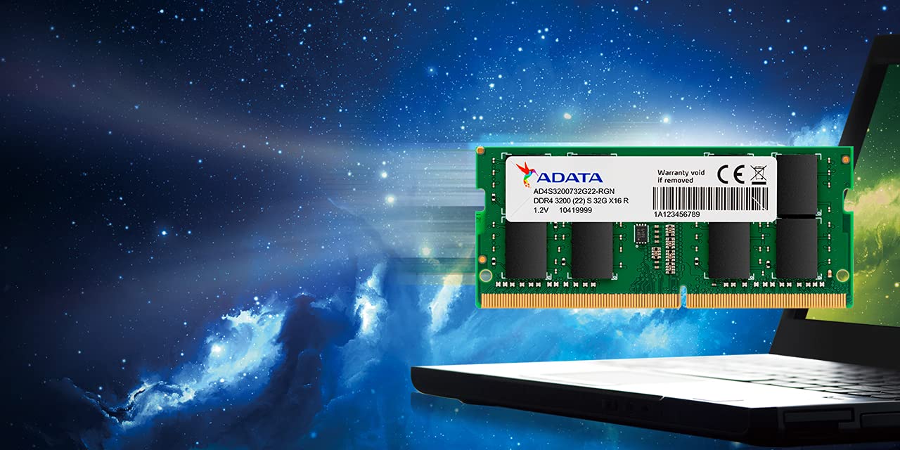 ADATA Premier (SO-DIMM) DDR4 Laptop Memory, Single RAM Module, Supports Intel & AMD CPUs, XMP Profile Support, Fast Data Transfer, Enhanced Efficiency, Without Heat Sink ADATA Premier (SO-DIMM) DDR4 Laptop Memory, Single RAM Module, Supports Intel & AMD CPUs, XMP Profile Support, Fast Data Transfer, Enhanced Efficiency, Without Heat Sink