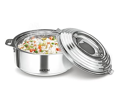 Milton Galaxia 1000 Insulated Stainless Steel Casserole, 1.2 liters, Insulated Thermal Serving Bowl