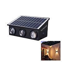 warm white 333 Venus 6 lence wall up down solar light lence model way.
