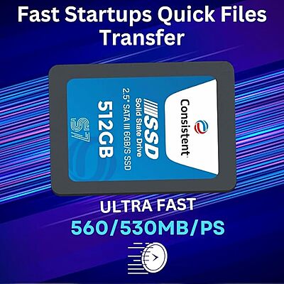 Consistent S6 SATA SSD 512GB (CTSSD512S6)
