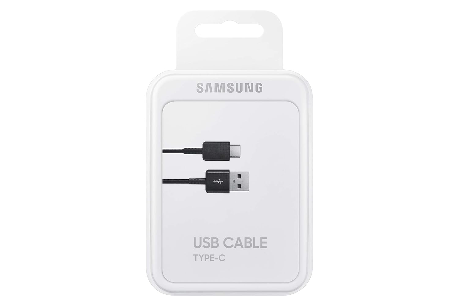 Samsung Original USB A to C Cable ,Compatible for Smartphone, Black (1.5m) Samsung Original USB A to C Cable ,Compatible for Smartphone, Black (1.5m)