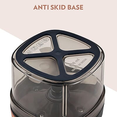 Borosil Chopper with 3 Blades, Pull Chopper with Durable String, Mini Chopper for Kitchen, For Chopping Vegetables, Leafy Greens & Herbs, BPA-free, Unbreakable 600 ml Chopping Bowl