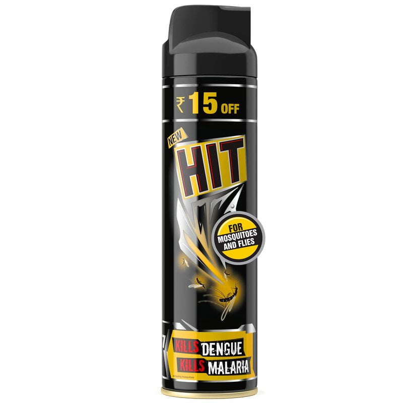HIT Flying Insect Killer - Mosquito & Fly Killer Spray (200ml) | Instant Kill | Protection from Dengue & Malaria HIT Flying Insect Killer - Mosquito & Fly Killer Spray (200ml) | Instant Kill | Protection from Dengue & Malaria