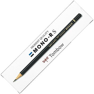 TOMBOW MONO RS GRAPHITE PENCILS, 12 PENCILS IN PAPER CASE TOMBOW MONO RS GRAPHITE PENCILS, 12 PENCILS IN PAPER CASE