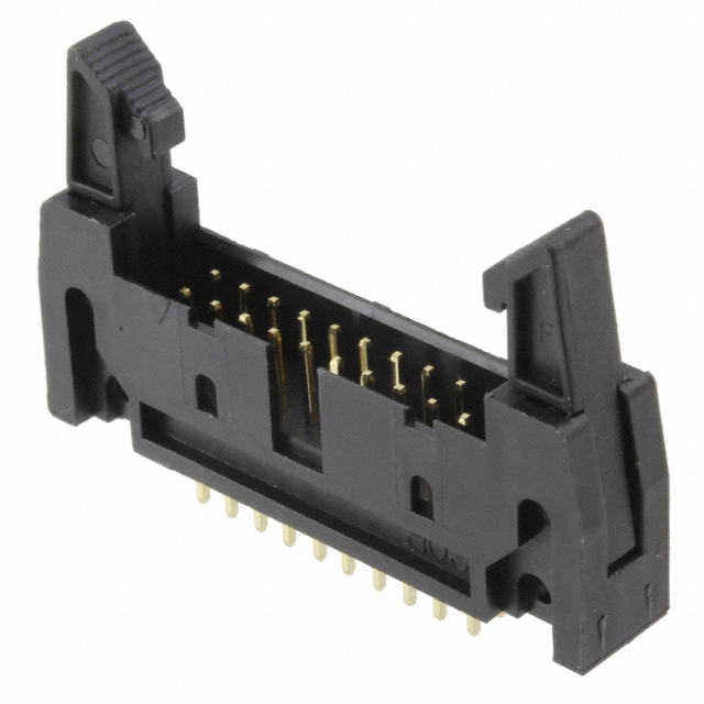 FRC Male Header Straight PCB Mount With Lock – 2.54mm Pitch FRC Male Header Straight PCB Mount With Lock – 2.54mm Pitch