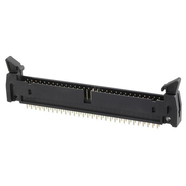 FRC Male Header Straight PCB Mount With Lock – 2.54mm Pitch FRC Male Header Straight PCB Mount With Lock – 2.54mm Pitch