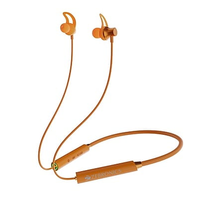 ZEBRONICS Yoga 9 with 45 Hours Backup, Bluetooth v5.2 Wireless Neckband, ENC Calling, Gaming Mode (Upto 50ms), Voice Assistant, Dual Pairing, Splash Proof and Type C