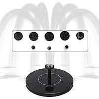 solar fountain Solar Water Fountain Sun Powered Outdoor Sprinkler Decorative