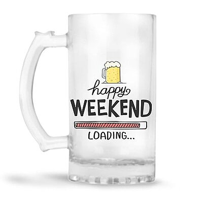 Sublimation Printed Beer Mug with Handle Gift for Men Dad Brother Husband Son Boyfriend Friends (470 ml) Sublimation Printed Beer Mug with Handle Gift for Men Dad Brother Husband Son Boyfriend Friends (470 ml)