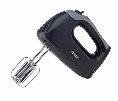 Borosil Smartmix 300-Watt Hand Mixer, Black