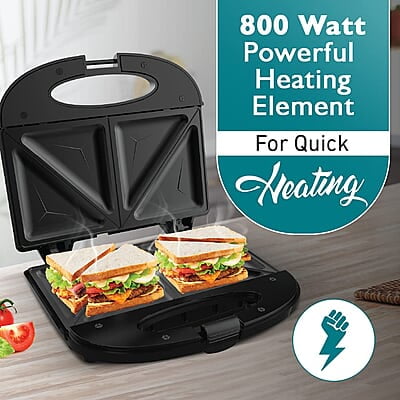 Crompton Instaserve Toast 800 Watts Sandwichmaker with Powerful Heating element