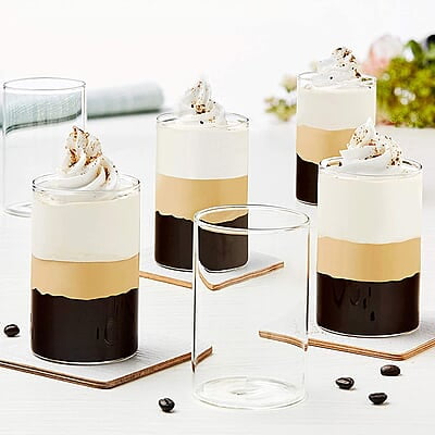 Borosil - Vision Glass Set, 295 ml, Set of 6, Transparent