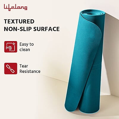Lifelong Yoga mat for Women & Men EVA Material 4mm Anti-Slip Yoga Mat for Gym Workout Lifelong Yoga mat for Women & Men EVA Material 4mm Anti-Slip Yoga Mat for Gym Workout