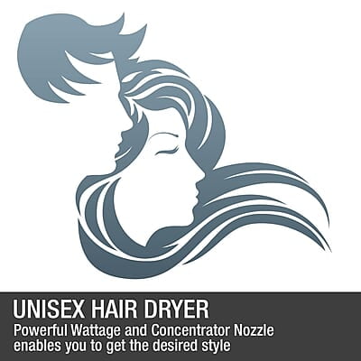 Havells 1600W Unisex Foldable Hair Dryer 2 Heat Settings With Cool Shot (Hot/Warm) Effortless Hair Styling