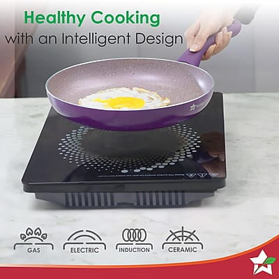 Wonderchef Royal Velvet Non-stick 24cm Fry pan 3 mm thick 1.8 litres Wonderchef Royal Velvet Non-stick 24cm Fry pan 3 mm thick 1.8 litres