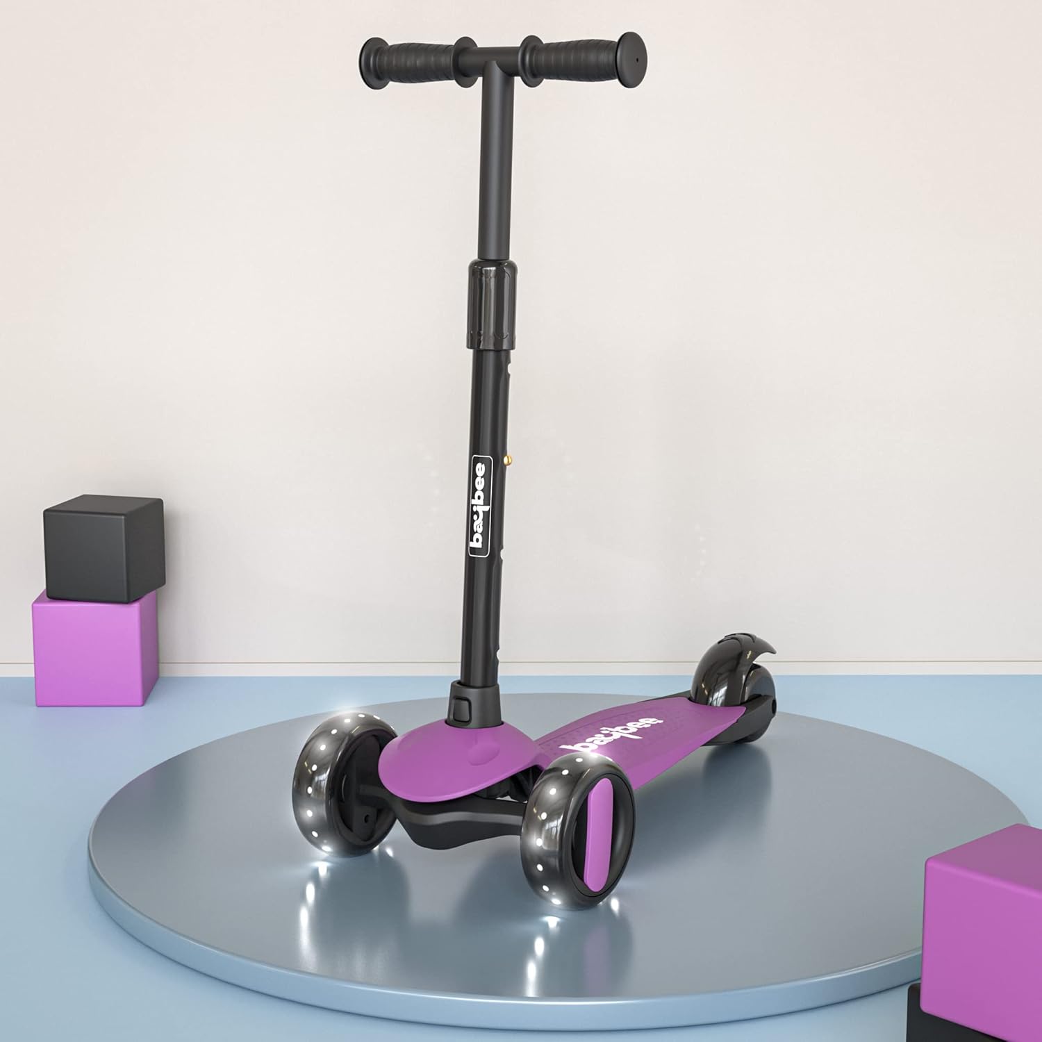 Baybee Alpha Glide Kick Scooter for Kids- Violet