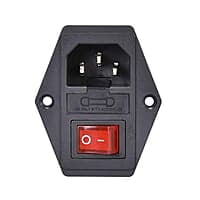250V 10A Ac 3 In 1 Fuse Power Supply Socket Connector Rocker Switch (RED) 250V 10A Ac 3 In 1 Fuse Power Supply Socket Connector Rocker Switch (RED)