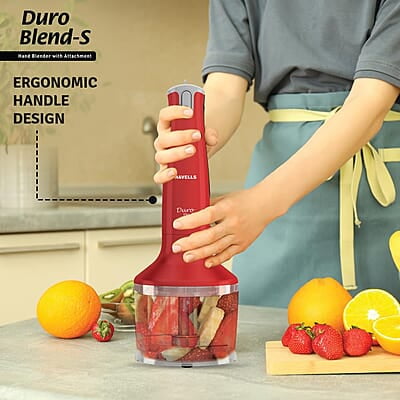 Havells Duro Blend S With Chopper Attachment 300W - Low Noise Copper Dc Motor