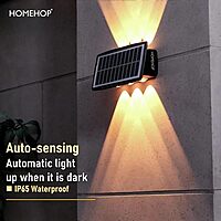 warm white 333 Venus 6 lence wall up down solar light lence model way.